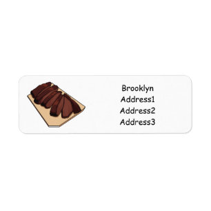 Etiqueta Ilustracion personalizado de brisket de carne
