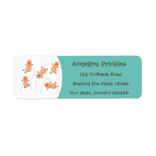 Etiqueta Ilustracion personalizado de cacahuetes de puenteo