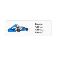 Ilustracion personalizado de carreras de Kart