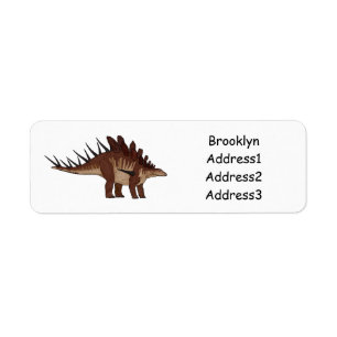 Etiqueta Ilustracion personalizado de Kentrosaurus