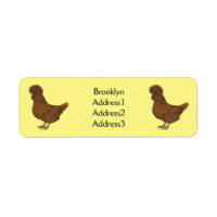Ilustracion personalizado de pollo polaco Chamois
