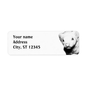 Etiqueta Imagen de Albino Ferret