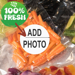 Etiqueta impermeable de círculo medio, agregar tex