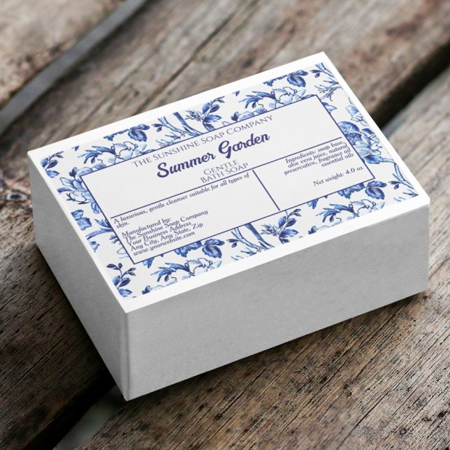 Etiqueta impermeable de cosméticos de jabón blanco (Subido por el creador)