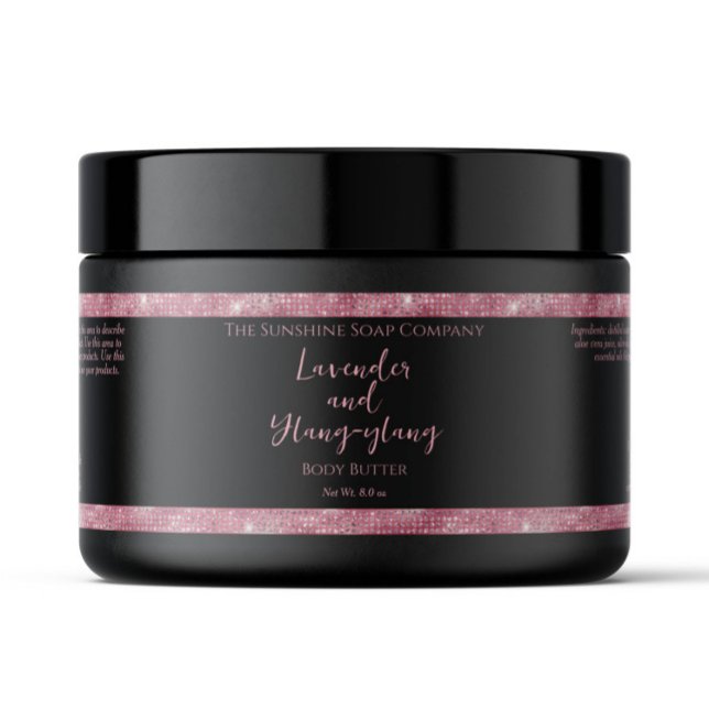 Etiqueta impermeable de esteras de Purpurina rosad (Subido por el creador)