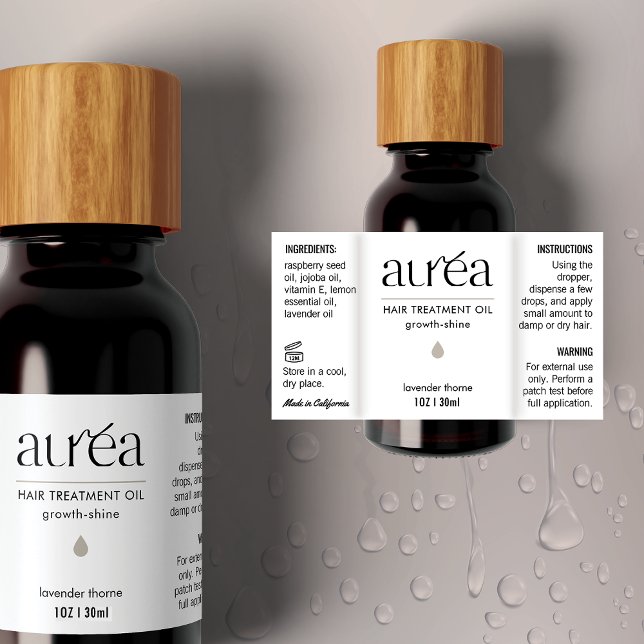 Etiqueta impermeable de frasco de 1 OZ/30 ml cosmé (Subido por el creador)