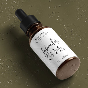 Etiqueta impermeable de frasco de cuidado de la pi