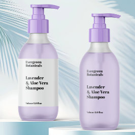 Etiqueta impermeable de frascos blancos o transpar