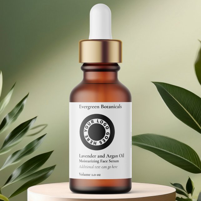 Etiqueta impermeable de la botella blanca de cartó (Subido por el creador)