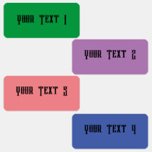 Etiqueta impermeable Mini Rectángulo