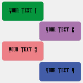 Etiqueta impermeable Mini Rectángulo