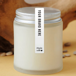 Etiqueta impermeable mínima a prueba de manipulaci