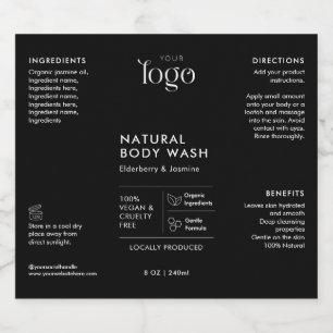 Etiqueta impermeable para botella cosmética de 8 O