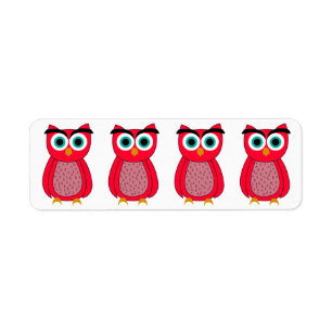 Etiqueta Impresión de foto de búho