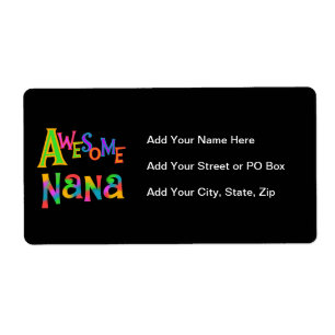 Etiqueta Impresionantes camisetas y regalos de Nana