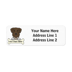 Etiqueta Indicador Wirehaired alemán personalizado