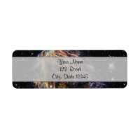 Indigo Edged Stellar Debris Cloud