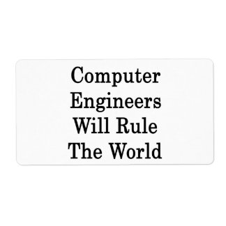 Etiqueta Ingenieros Informáticos Dominarán El Mundo
