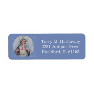 Etiqueta Inmaculado corazón de María Triste Madre