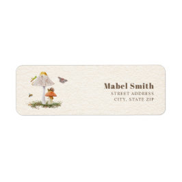 Etiqueta Insect Mushroom Woodland Nature