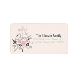 Etiqueta Inspirarse todos los días en la floral