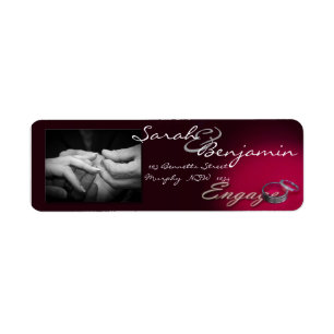 Etiqueta Intercambio de anillos con bandas Bodas