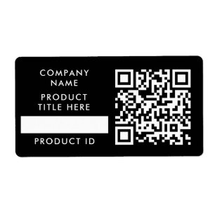 Etiqueta Inventario de código QR   Stock de productos de ne