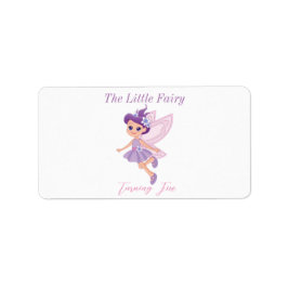 Etiqueta Invitación a la fiesta de cumpleaños Little Fairy 