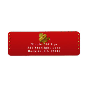 Etiqueta Invitación a la fiesta de Hollywood de las Estrell