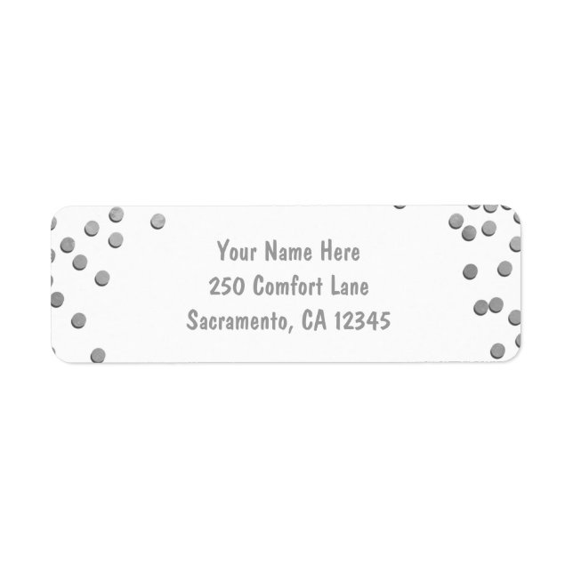 Etiqueta Invitación a Navidades de vacaciones de Comfort &  (Frente)