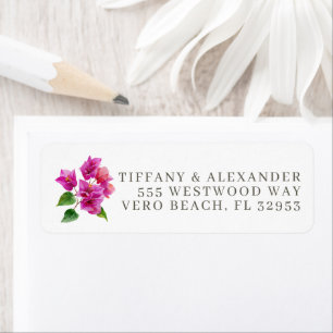 Etiqueta Invitación de boda de destino de verano costero