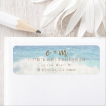 Invitación de boda en la playa Boda en la costa/oc