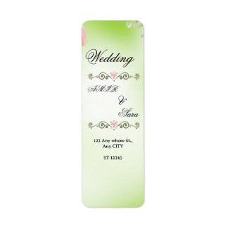 ETIQUETA INVITACIÓN DE BODAS