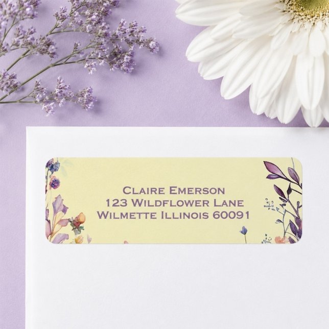 Etiqueta Invitación de marco floral boho (Subido por el creador)