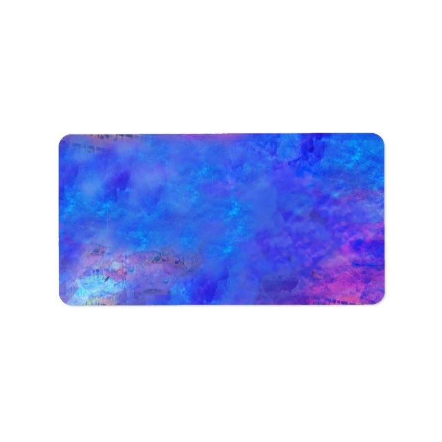 Etiqueta Invitación de Torah y Tulips Bat Mitzvah (Frente)