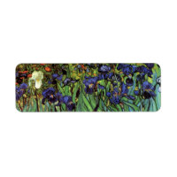 Irises de Vincent van Gogh, Arte de Jardín Vintage