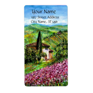 ETIQUETA IRISES EN TUSCANIA