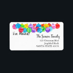 Etiqueta I've Moved handpainted watercolor  label<br><div class="desc">I've Moved New address announcement handpainted watercolor address Label

Colorful christmas baubles address label,  perfect for a festive holiday card or invitation. Make your holiday mail stand out from the traditional cards with these handpainted watercolor baubles.</div>
