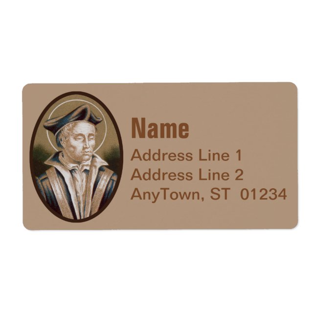 Etiqueta Ivo de Kermartin (M 005) (Frente)