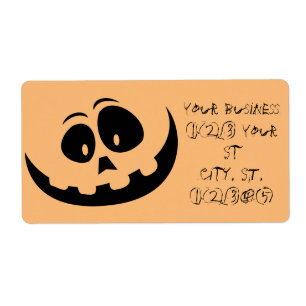 Etiqueta Jack O'lantern Smile Thunder_Cove