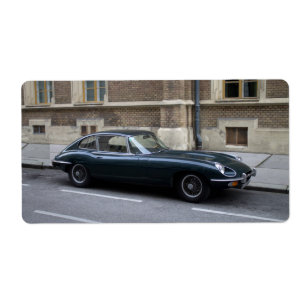 Etiqueta Jaguar E-Type Hardtop