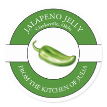Etiqueta Jalapeno Jelly