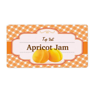 Etiqueta Jam Jelly estilo clásico Jam Jelly Apricot tradici