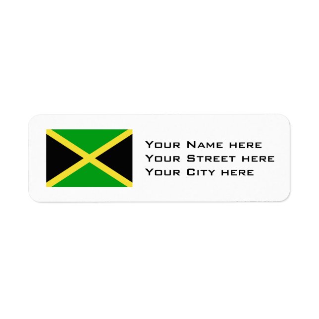 Etiqueta Jamaica (Frente)