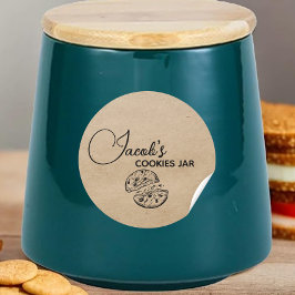 Etiqueta Jar de cookies