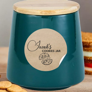 Etiqueta Jar de cookies