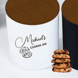 Etiqueta Jar de cookies personalizadas