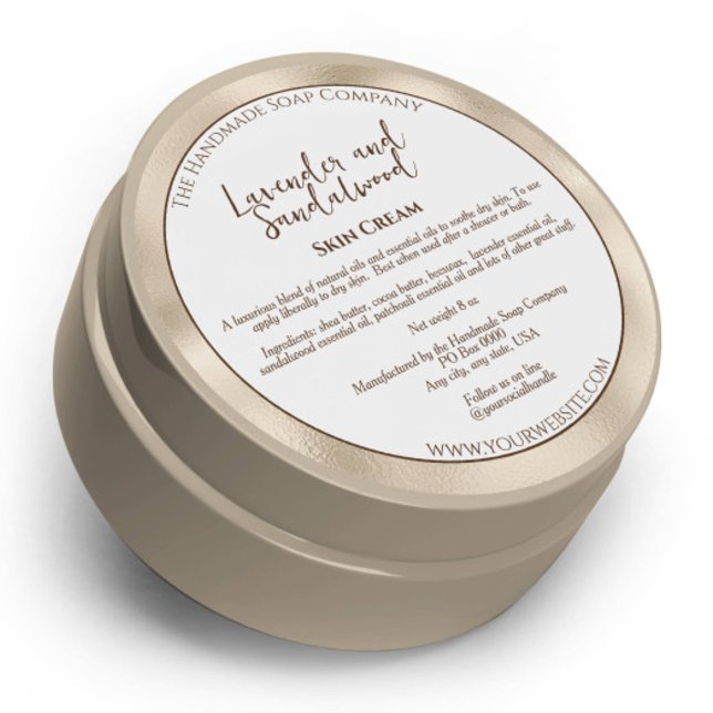 Etiqueta Jar de cosméticos de Relieve metalizado b (Subido por el creador)