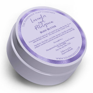 Etiqueta Jar de cosméticos de Relieve metalizado p