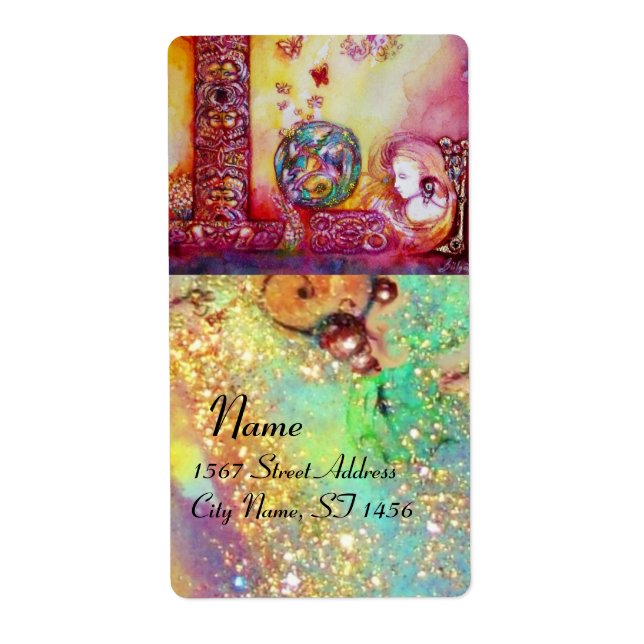 ETIQUETA JARDÍN DE LAS SOMBRILLAS PERDIDAS / FERIA Y MARIPO (Frente)